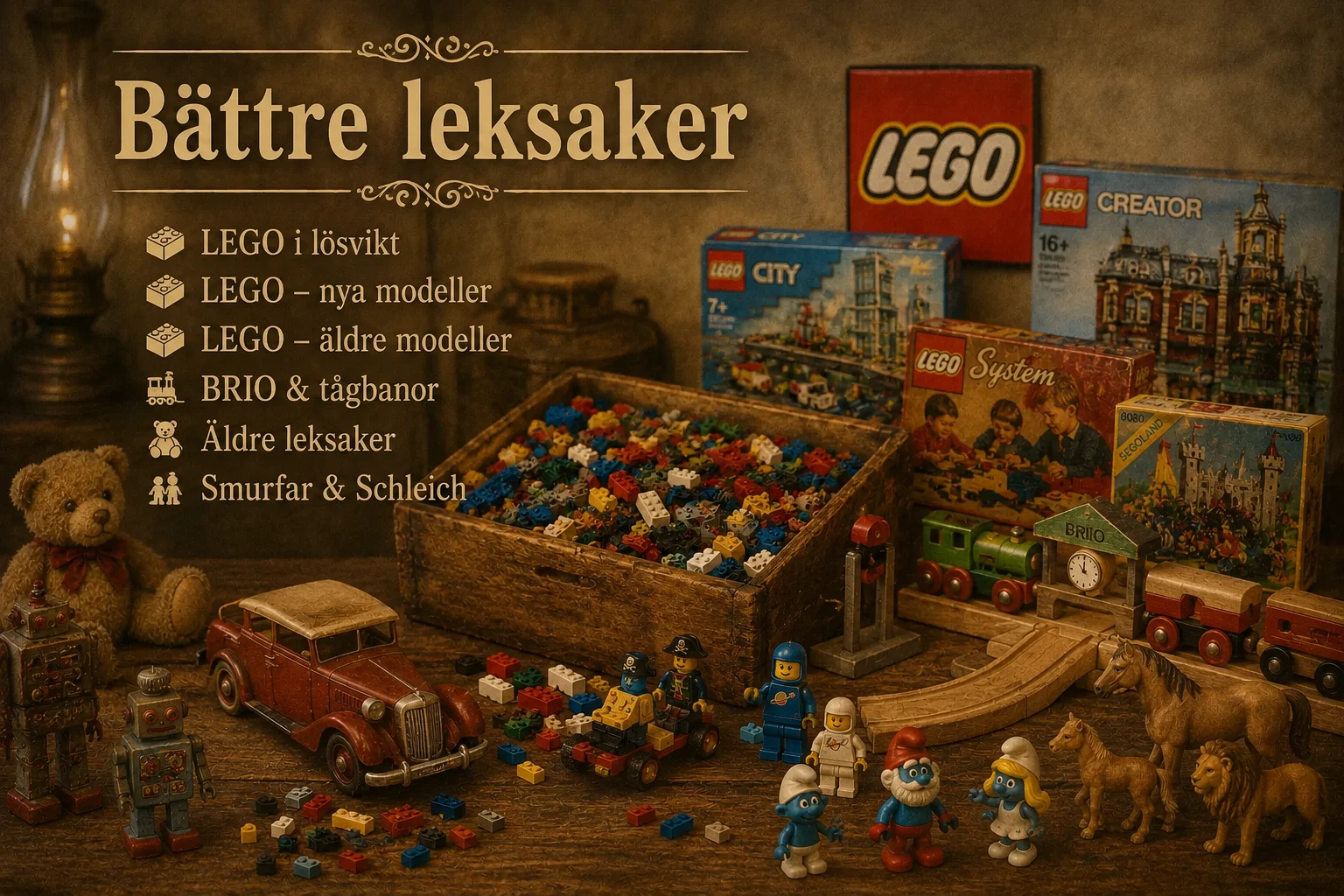 Böcker och leksaker